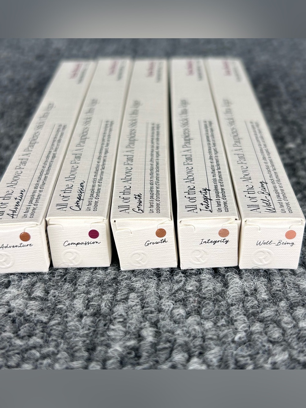 FIVE shades ~RARE BEAUTY All of the Above Weightless EYESHADOW STICKS ~ Full Sz